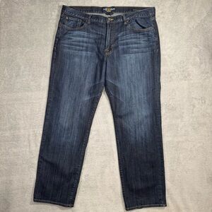Lucky Brand 361 Vintage Straight Fit Men’s Jeans Size 38x32 Blue Denim Stretch